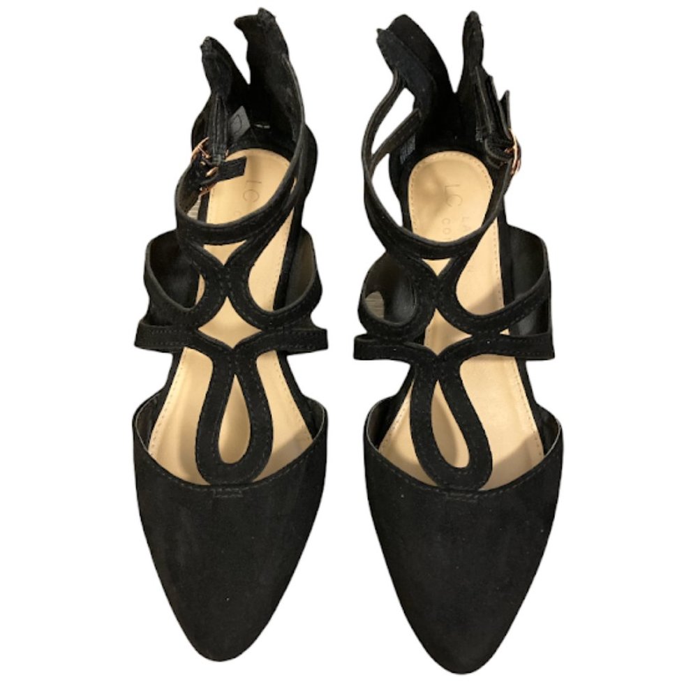 LC Lauren Conrad Macaroon Black Flats